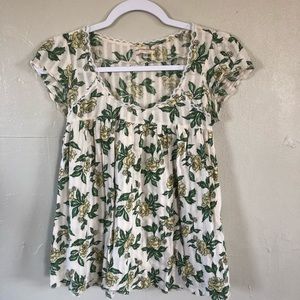 Floral blouse by free people